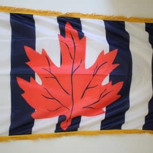 Drapeau des CPS-ECP pour cérémonies - 40 X 66